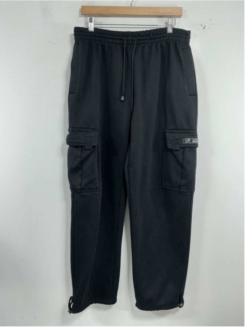 Mens Excellent Condition G-style USA Pull On Cargo Athletic Pants XL Black